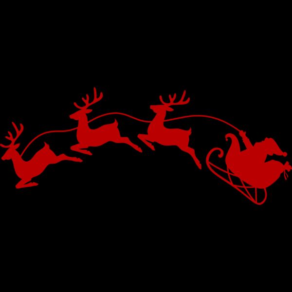 Santa and the reindeers Thumbnail