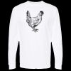 Unisex Gold Soft Touch Long Sleeve T-Shirt Thumbnail