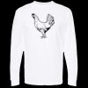 Unisex Gold Soft Touch Long Sleeve T-Shirt Thumbnail