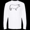Unisex Gold Soft Touch Long Sleeve T-Shirt Thumbnail