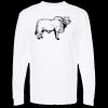 Unisex Gold Soft Touch Long Sleeve T-Shirt Thumbnail