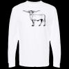Unisex Gold Soft Touch Long Sleeve T-Shirt Thumbnail