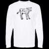 Unisex Gold Soft Touch Long Sleeve T-Shirt Thumbnail