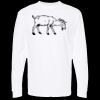 Unisex Gold Soft Touch Long Sleeve T-Shirt Thumbnail