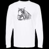 Unisex Gold Soft Touch Long Sleeve T-Shirt Thumbnail