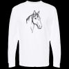 Unisex Gold Soft Touch Long Sleeve T-Shirt Thumbnail