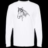 Unisex Gold Soft Touch Long Sleeve T-Shirt Thumbnail