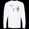Unisex Gold Soft Touch Long Sleeve T-Shirt Thumbnail