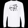 Unisex Gold Soft Touch Long Sleeve T-Shirt Thumbnail