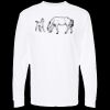 Unisex Gold Soft Touch Long Sleeve T-Shirt Thumbnail