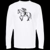 Unisex Gold Soft Touch Long Sleeve T-Shirt Thumbnail