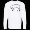 Unisex Gold Soft Touch Long Sleeve T-Shirt Thumbnail