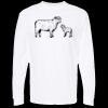 Unisex Gold Soft Touch Long Sleeve T-Shirt Thumbnail