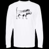 Unisex Gold Soft Touch Long Sleeve T-Shirt Thumbnail
