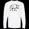 Unisex Gold Soft Touch Long Sleeve T-Shirt Thumbnail