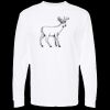 Unisex Gold Soft Touch Long Sleeve T-Shirt Thumbnail