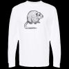 Unisex Gold Soft Touch Long Sleeve T-Shirt Thumbnail