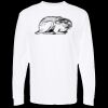 Unisex Gold Soft Touch Long Sleeve T-Shirt Thumbnail