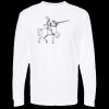 Unisex Gold Soft Touch Long Sleeve T-Shirt Thumbnail