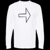 Unisex Gold Soft Touch Long Sleeve T-Shirt Thumbnail