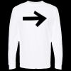 Unisex Gold Soft Touch Long Sleeve T-Shirt Thumbnail