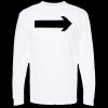 Unisex Gold Soft Touch Long Sleeve T-Shirt Thumbnail