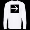 Unisex Gold Soft Touch Long Sleeve T-Shirt Thumbnail