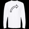 Unisex Gold Soft Touch Long Sleeve T-Shirt Thumbnail