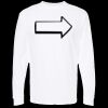 Unisex Gold Soft Touch Long Sleeve T-Shirt Thumbnail