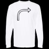 Unisex Gold Soft Touch Long Sleeve T-Shirt Thumbnail