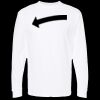 Unisex Gold Soft Touch Long Sleeve T-Shirt Thumbnail