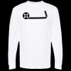 Unisex Gold Soft Touch Long Sleeve T-Shirt Thumbnail