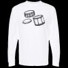 Unisex Gold Soft Touch Long Sleeve T-Shirt Thumbnail