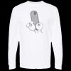 Unisex Gold Soft Touch Long Sleeve T-Shirt Thumbnail
