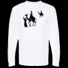 Unisex Gold Soft Touch Long Sleeve T-Shirt Thumbnail