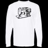 Unisex Gold Soft Touch Long Sleeve T-Shirt Thumbnail