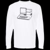 Unisex Gold Soft Touch Long Sleeve T-Shirt Thumbnail