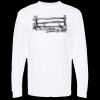 Unisex Gold Soft Touch Long Sleeve T-Shirt Thumbnail