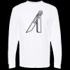 Unisex Gold Soft Touch Long Sleeve T-Shirt Thumbnail