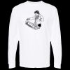 Unisex Gold Soft Touch Long Sleeve T-Shirt Thumbnail