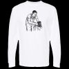 Unisex Gold Soft Touch Long Sleeve T-Shirt Thumbnail
