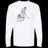 Unisex Gold Soft Touch Long Sleeve T-Shirt Thumbnail