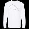 Unisex Gold Soft Touch Long Sleeve T-Shirt Thumbnail