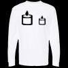 Unisex Gold Soft Touch Long Sleeve T-Shirt Thumbnail