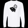 Unisex Gold Soft Touch Long Sleeve T-Shirt Thumbnail
