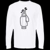 Unisex Gold Soft Touch Long Sleeve T-Shirt Thumbnail