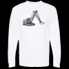 Unisex Gold Soft Touch Long Sleeve T-Shirt Thumbnail