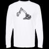Unisex Gold Soft Touch Long Sleeve T-Shirt Thumbnail