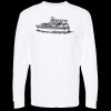 Unisex Gold Soft Touch Long Sleeve T-Shirt Thumbnail