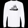 Unisex Gold Soft Touch Long Sleeve T-Shirt Thumbnail